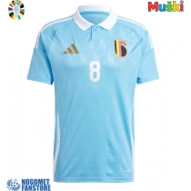 Belgija Youri Tielemans #8 Gostujuci Dres EP 2024 Kratak Rukav